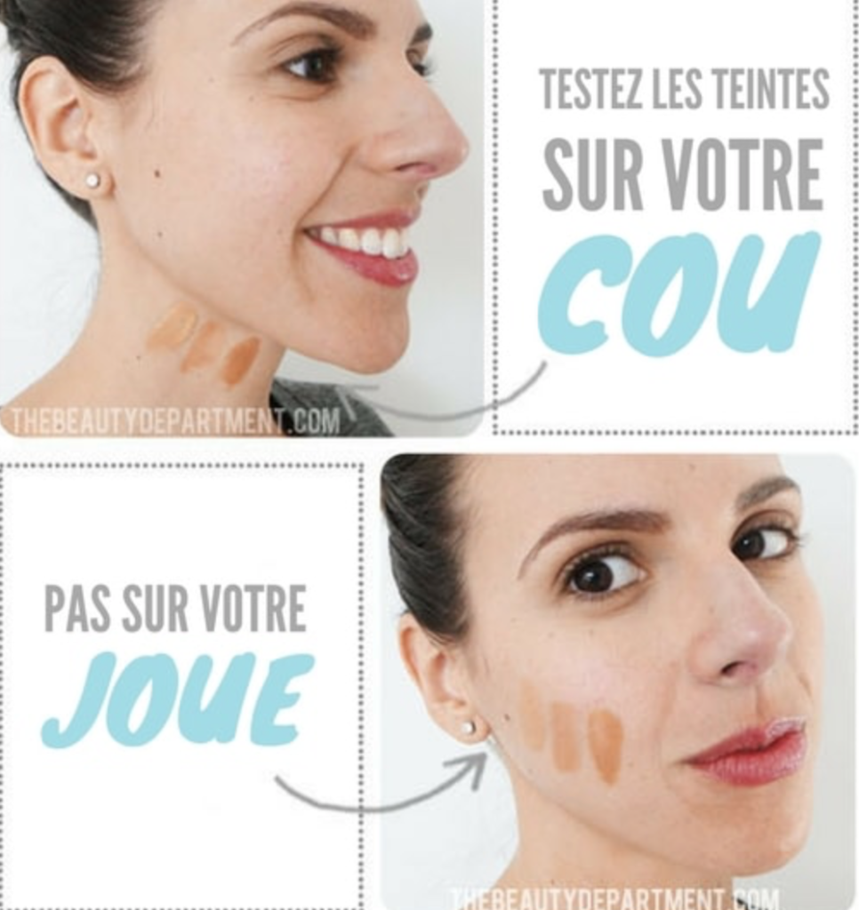 astuces de maquillage Comment choisir sa bonne teinte de fond de teint 
